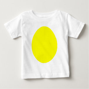 T-shirt Pour Bébé Egg le jGibney jaune solide les cadeaux de Zazzle