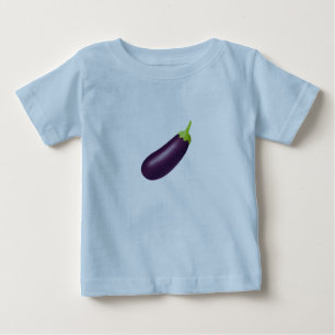T-shirt Pour Bébé Eggplant Emoji