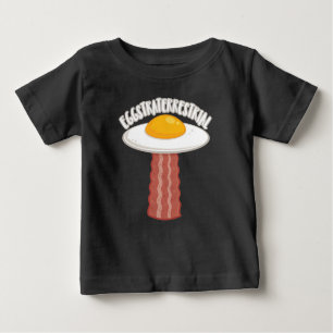 T-shirt Pour Bébé Eggstraterrestrial Avec Texte