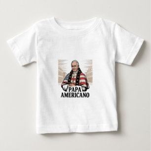 T-shirt Pour Bébé Église catholique américaine du pape Léon