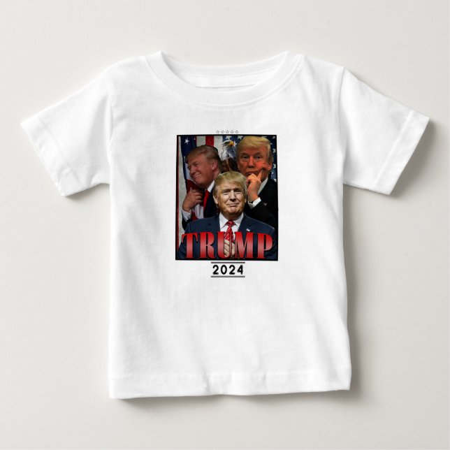 T-shirt Pour Bébé Élection 2024 baby tee (Devant)