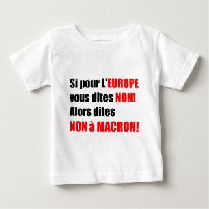 T-shirt Pour Bébé Élections présidentielles en France 2017 - Baby Te