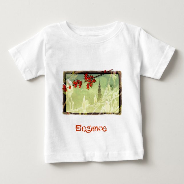T-shirt Pour Bébé Élégance (Devant)