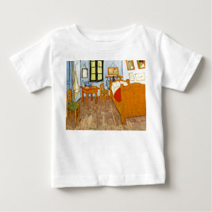 T-shirt Pour Bébé Élégant Rustique Vincent Van Gogh - Chambre à Arle