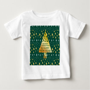 T-shirt Pour Bébé Élégant sapin de Noël