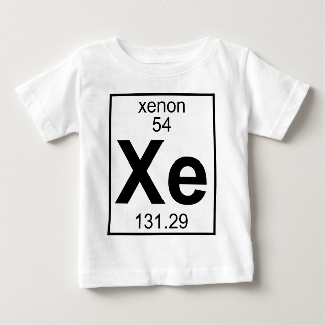 T-shirt Pour Bébé Élément 054 - Xe - xénon (plein) (Devant)