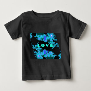 T-shirt Pour Bébé Éléments d'amour cosmique Imprimer