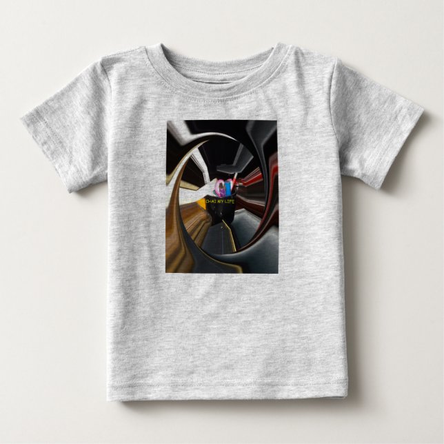 T-shirt Pour Bébé Éléments de décoration murale moderne pour bureau  (Devant)