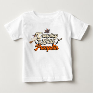 T-shirt Pour Bébé Éléments de sorcière mignonne Halloween et effraya