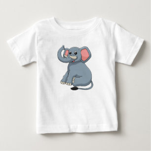 T-shirt Pour Bébé Éléphant