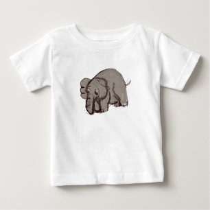 T-shirt Pour Bébé Éléphant