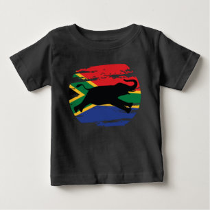 T-shirt Pour Bébé Elephant Afrique du Sud Safari Vintage