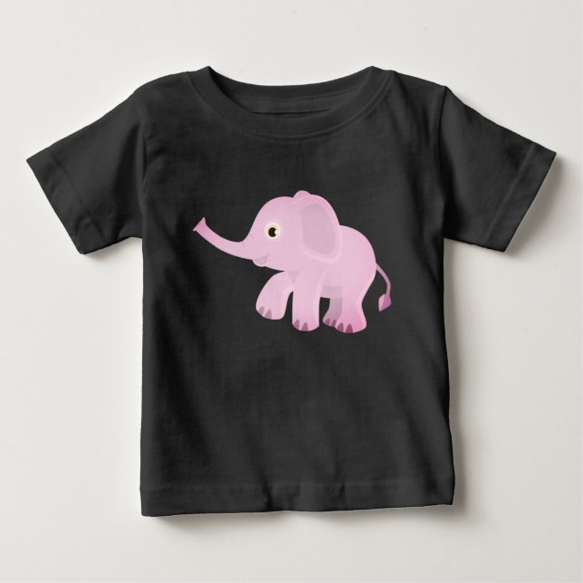 T-shirt Pour Bébé Éléphant, Animal, Nature (Devant)