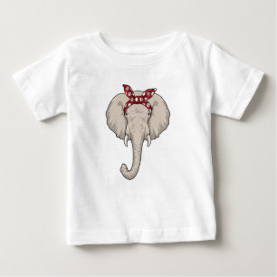 T-shirt Pour Bébé Eléphant avec Bandana