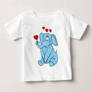 T-shirt Pour Bébé Elephant dans l'amour