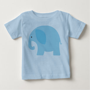 T-shirt Pour Bébé Éléphant de bleus layette