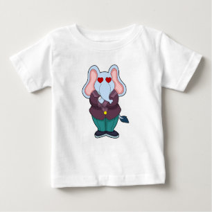 T-shirt Pour Bébé Eléphant en forme de chambre avec costume.PNG