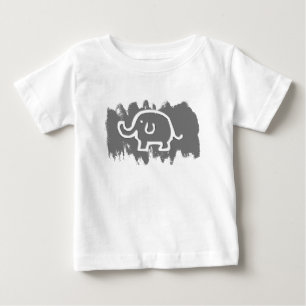 T-shirt Pour Bébé Éléphant gris