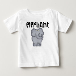 T-shirt Pour Bébé Éléphant gris