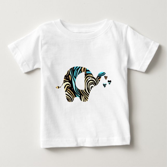 T-shirt Pour Bébé Elephant Love (Devant)