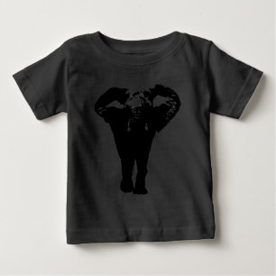 T-shirt Pour Bébé Éléphant unique d'art pop