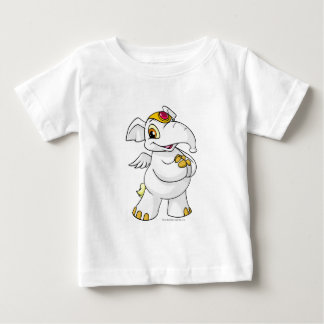 T-shirt Pour Bébé Elephante blanche