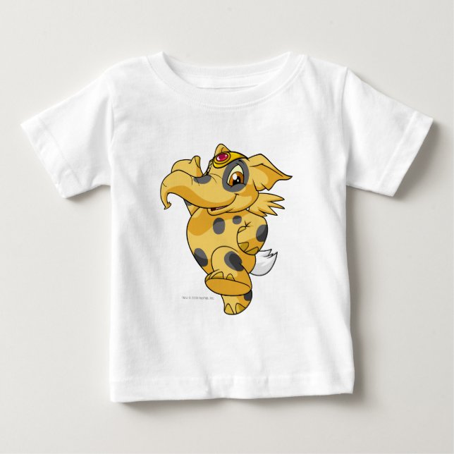 T-shirt Pour Bébé Eléphante localisé (Devant)
