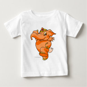 T-shirt Pour Bébé Elephante Orange