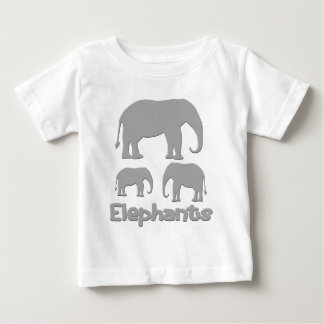 T-shirt Pour Bébé Éléphants
