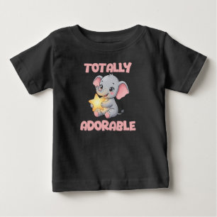 T-shirt Pour Bébé Éléphants Enfants Totalement Adorables