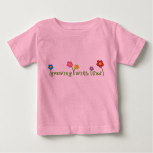 T-shirt Pour Bébé Élevage avec la pièce en t chrétienne de bébé