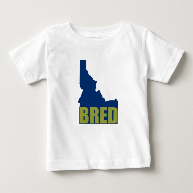 T-shirt Pour Bébé Élevé dans l'Idaho (Devant)
