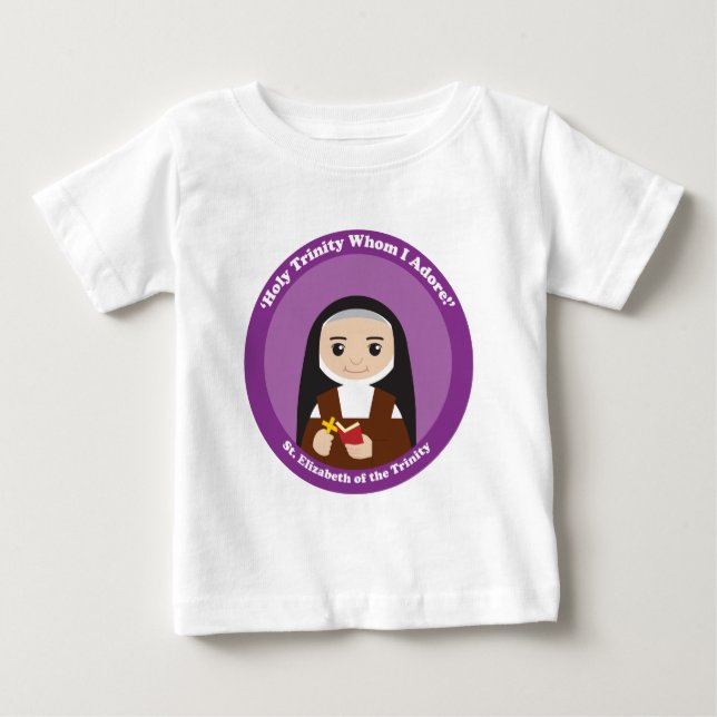 T-shirt Pour Bébé Élisabeth de la Trinité (Devant)