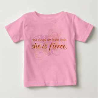 T-shirt Pour Bébé Elle est Fierce Swirl