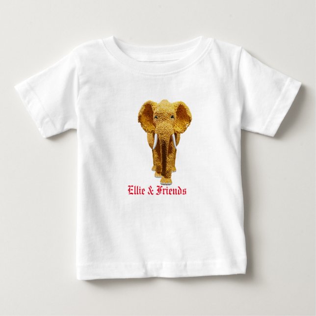 T-shirt Pour Bébé Ellie et ses amis (Devant)