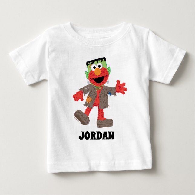 T-shirt Pour Bébé Elmo | Costume Frankenstein (Devant)