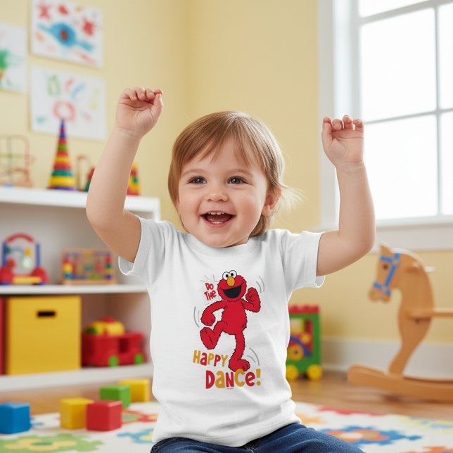 T-shirt Pour Bébé Elmo | Faites la danse du bonheur (Créateur téléchargé)