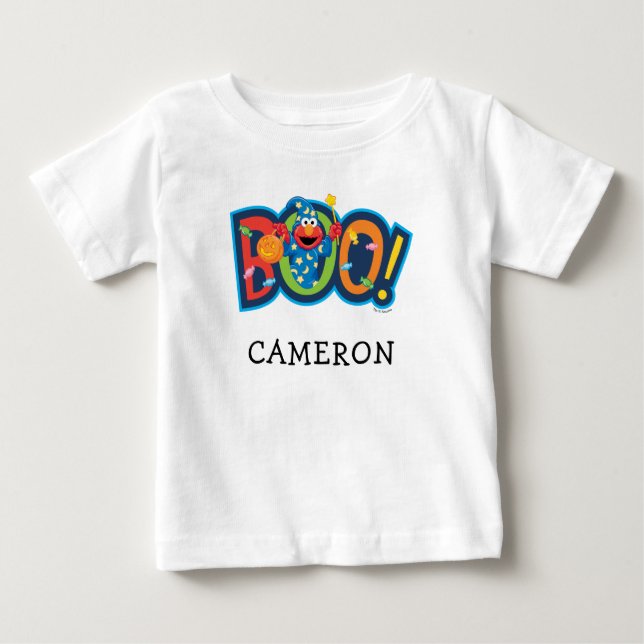 T-shirt Pour Bébé Elmo | Halloween Boo ! (Devant)