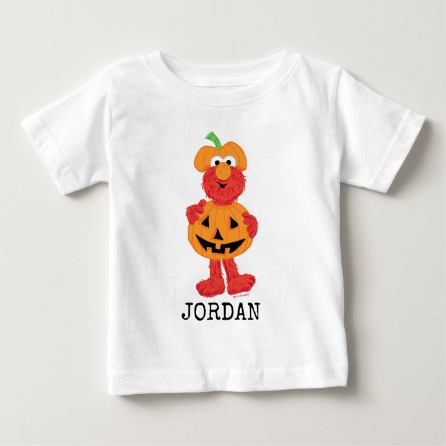 T-shirt Pour Bébé Elmo | Mignon comme une citrouille (Devant)