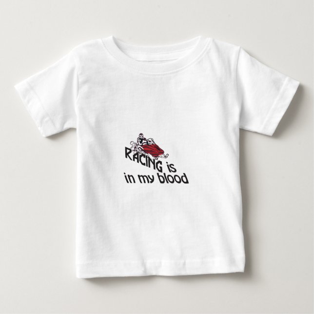 T-shirt Pour Bébé Emballage dans mon sang (Devant)