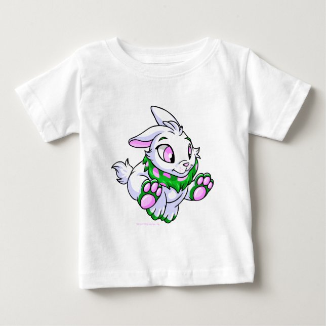 T-shirt Pour Bébé Emballage de Cybunny vert (Devant)