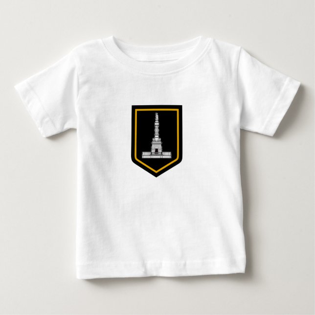 T-shirt Pour Bébé Emblème de Baltimore, T-shirt bébé Maryland (Devant)