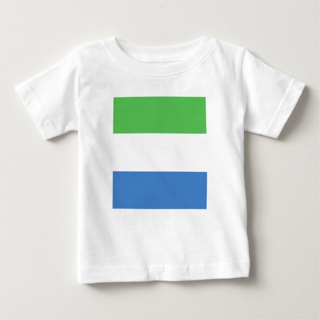 T-shirt Pour Bébé Emblème de la Sierra Leone (Devant)