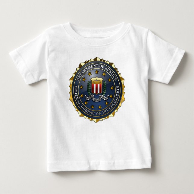 T-shirt Pour Bébé Emblème du FBI (Devant)