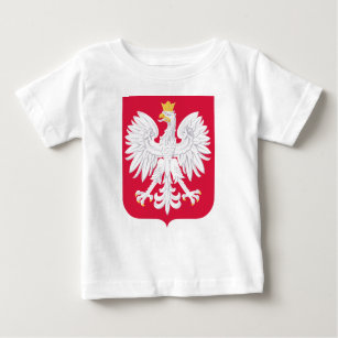 T-shirt Pour Bébé Emblème polonais - Bouclier polonais - Herbe Polsk