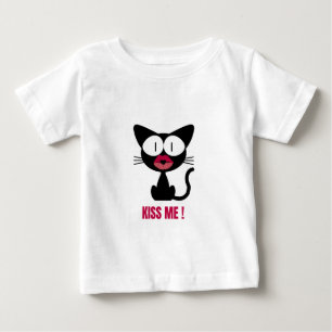 T-shirt Pour Bébé Embrasse-moi
