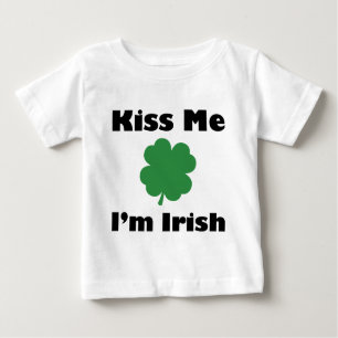 T-shirt Pour Bébé Embrasse-moi Je suis irlandais