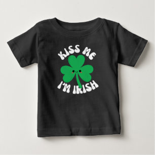 T-shirt Pour Bébé Embrasse-moi, je suis irlandais, Baby Tee
