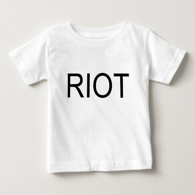 T-shirt Pour Bébé émeute (Devant)