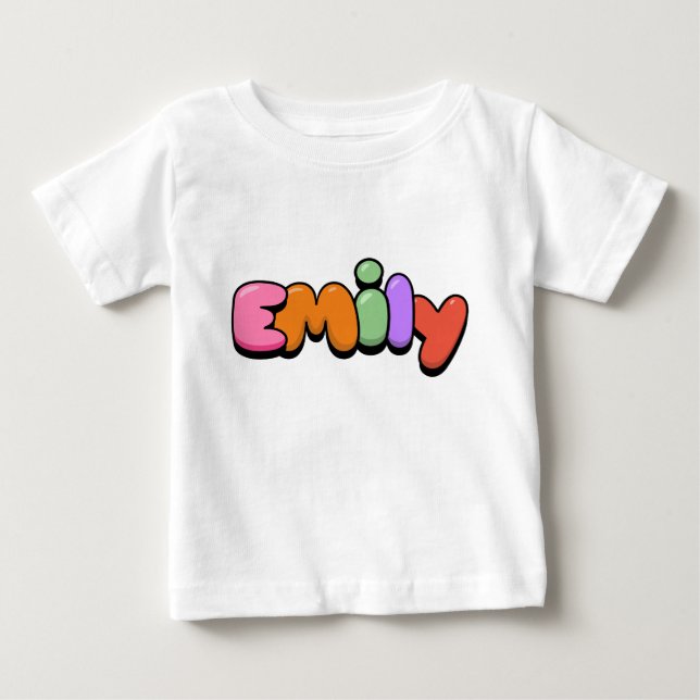 T-shirt Pour Bébé Emily (Devant)